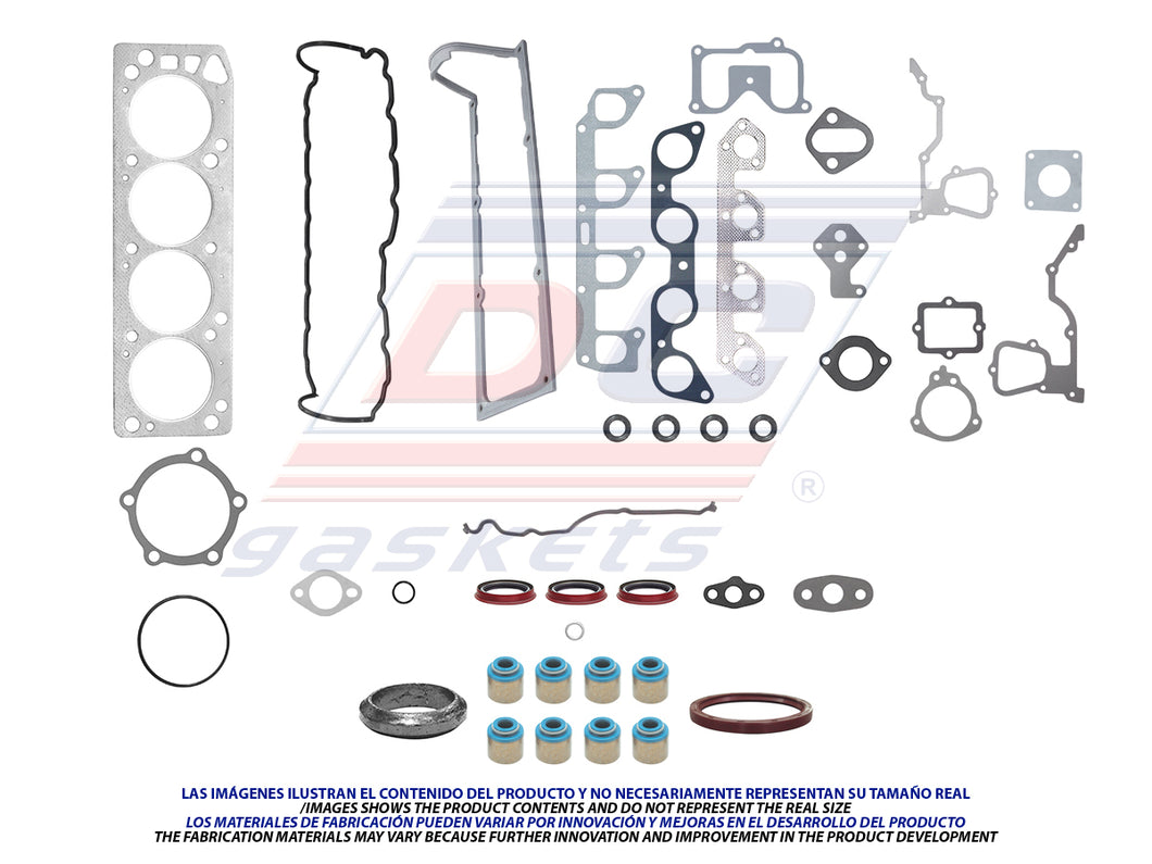 Juego empaques FORD CAMIONETA RANGER 95/97 153 2.5L VIN C