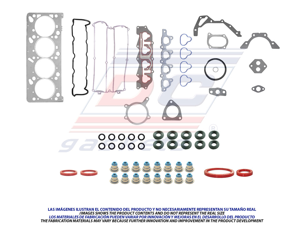 Juego de empaques FORD 4 VIN 3 CONTOUR MYSTIQUE ESCORT ZX2