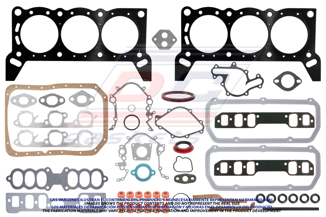 Juego de empaques FORD V6 230 3.8L FWD 88/94