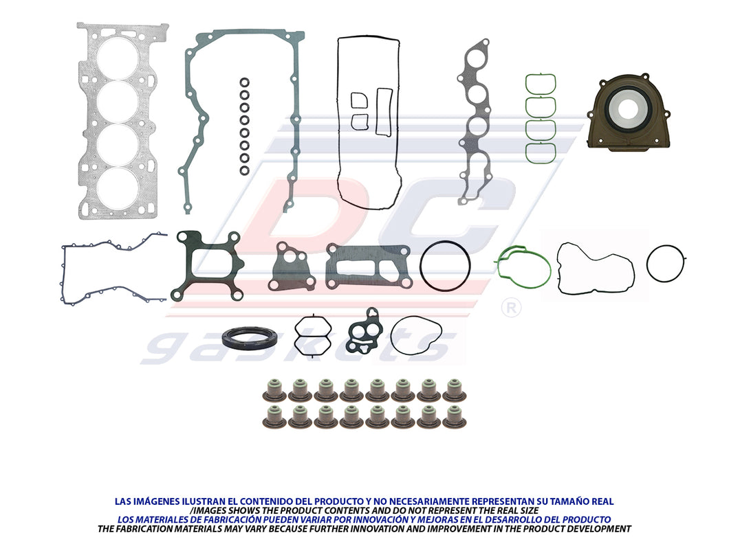 Juego de empaques FORD ECOSPORT 04/08 Escape Hybrid 05-08