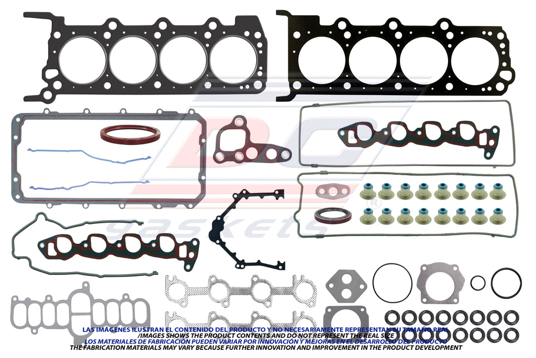 Juego de empaques FORD V8 4.6L SOHC TRITON F-250 LOBO 96/99