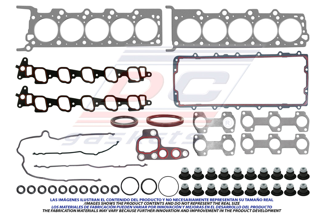 Juego empaques FORD ECONOLINE E-350 F-350-SUPER DUTY 97/02