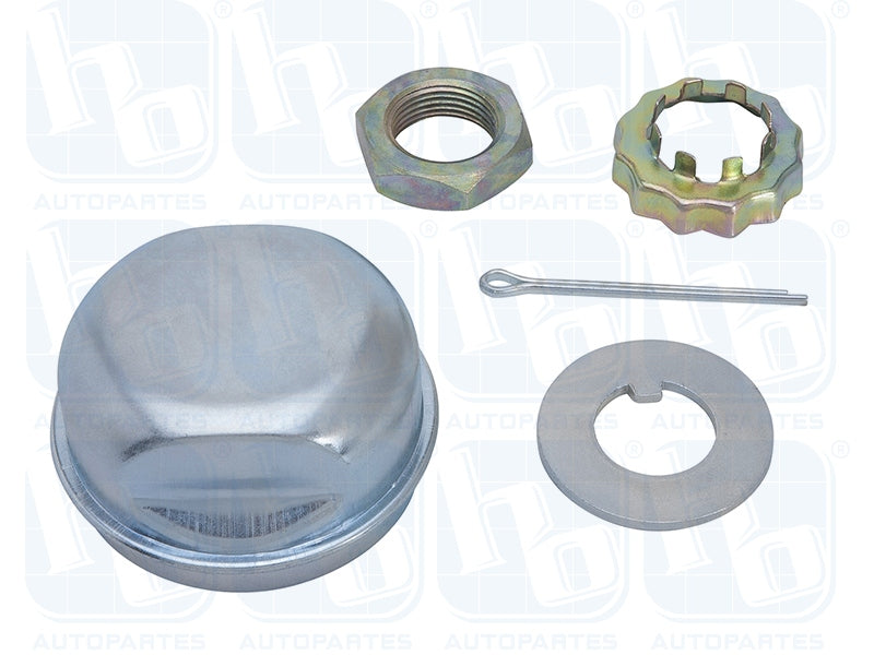 KIT SEGUROS Y TUERCA PARA RUEDA DODGE D-300 D-350