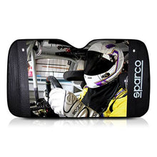 Cargar imagen en el visor de la galería, Cortina Parasol Auto Camioneta Sparco 140x70 Cm