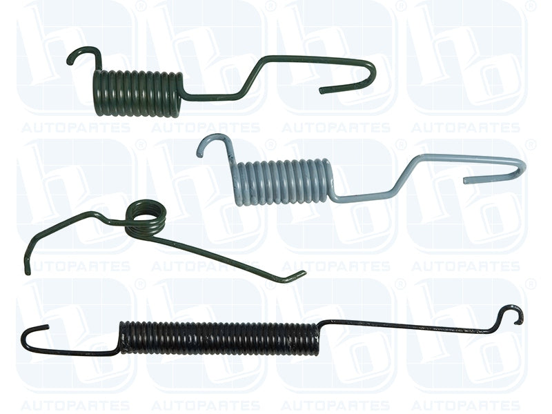 JUEGO DE RESORTES PARA BALATA FORD RANGER MAZDA B2 600