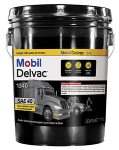 Cubeta Aceite Mobil Monogrado Diesel Sae 40 Delvac 19Lts