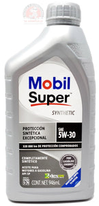 Aceite 5W30 Sintético 100% 946ml Presentación Oficial Mobil
