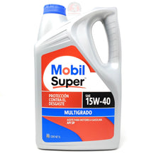 Cargar imagen en el visor de la galería, Aceite Motor 15W40 Multigrado 5L Presentacion Oficial Mobil
