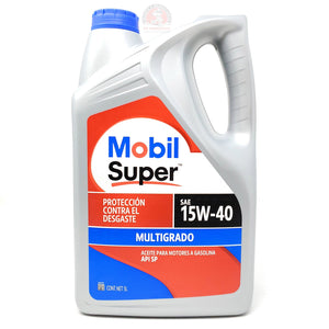 Aceite Motor 15W40 Multigrado 5L Presentacion Oficial Mobil