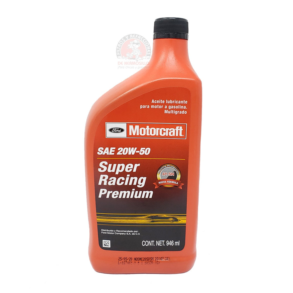 Aceite de Motor Multigrado 15w40 4.73 Litros MOTORCRAFT Super Racing