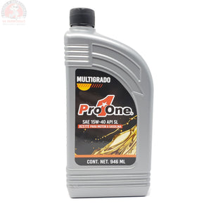 Aceite Motor 15W40 Gtx 946Ml Presentación Oficial Pro-One