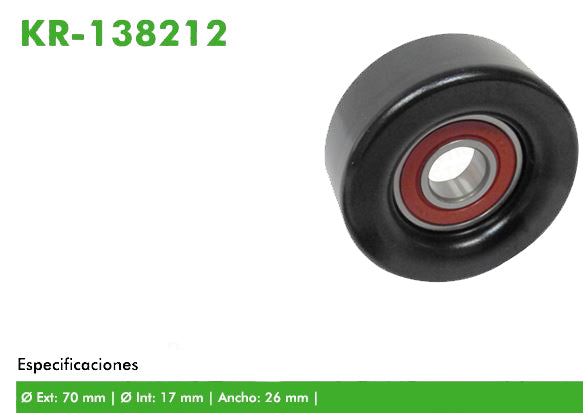 Polea Mazda 3 Mazda 5 Mazda 6 Cx-7 Mx-5 Miata
