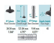 Cargar imagen en el visor de la galería, Valvula escape DODGE D-150 D-350 RAMCHARGER VALIANT VOLARE