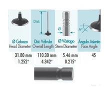 Cargar imagen en el visor de la galería, Valvula escape MATIZ, G2 L4 1.0L SOHC 8V (04-11)