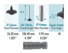 Cargar imagen en el visor de la galería, VALVULA NISSAN CABSTAR ESTAQUITAS FRONTIER PICKUP D22.