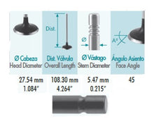 Cargar imagen en el visor de la galería, VALVULA ESCAPE TOYOTA 1.8L VVT-I COROLLA MATRIX PRIUS SCION