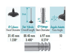 VALVULA DE ESCAPE 1.9L "TURBO DIESEL" BORA JETTA CLASICO