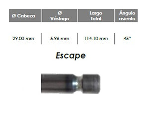 Valvula Escape Mitsubishi L200 2.5L 16V Dohc (08-15)