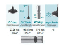 Cargar imagen en el visor de la galería, Valvula escape HYUNDAI ATOS L4 1.0L SOHC 12V (00-04)