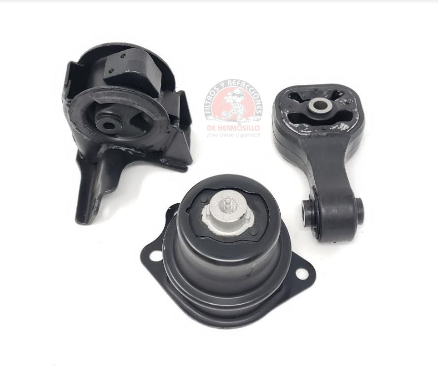 Kit 3 Soportes Motor/Trans Honda City Fit 2009-2014 1.5l Aut