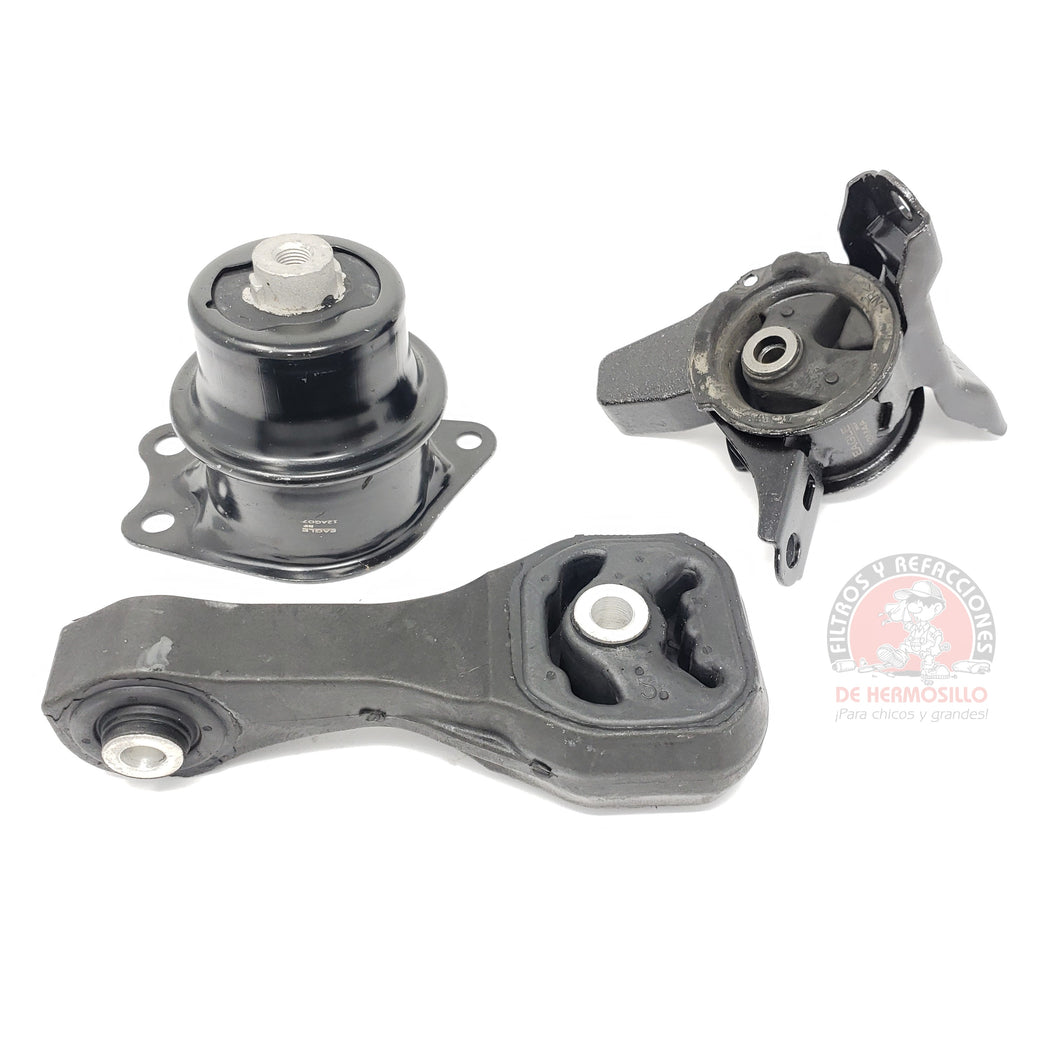 Kit 3 Soportes Motor/trans Honda City 2009-2013 1.5l STD