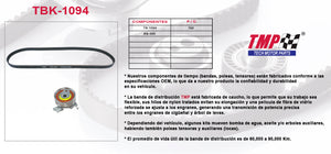 KIT DISTRIBUCION CHEV ASTRA ZAFIRA CORSA MERIVA
