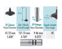 Cargar imagen en el visor de la galería, Valvula admision DODGE D-150 D-350 RAMCHARGER VALIANT VOLARE