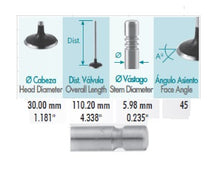 Cargar imagen en el visor de la galería, VALVULA ADMISION COLT COLT VISTA EXPO LRV MIRAGE SUMMIT