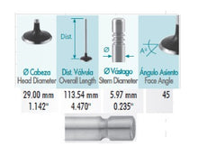 Cargar imagen en el visor de la galería, VALVULA ADMISION NISSAN SENTRA