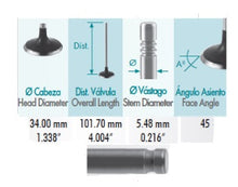 Cargar imagen en el visor de la galería, VALVULA ADMISION CAMRY COROLLA HIGHLANDER MATRIX TC SOLARA