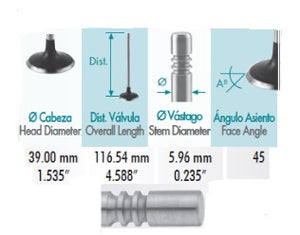 VALVULA ADMISION AVENGER CARAVAN CHARGER DURANGO VOYAGER