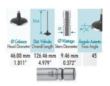 Cargar imagen en el visor de la galería, VALVULA ADMISION D-150 D-350 FIFTH AVENUE IMPERIAL PICKUP