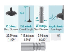 Cargar imagen en el visor de la galería, Valvula admision BRASILIA COMBI SAFARI H4 SEDAN H4