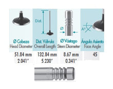 Cargar imagen en el visor de la galería, Valvula admision COUGAR MAVERICK MONARCH MONTEGO TORINO