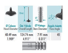 Cargar imagen en el visor de la galería, VALVULA ADMISION DAKOTA CHEROKEE GRAND CHEROKEE RUBICON