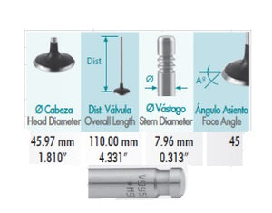 Valvula Admision Aries Lebaron New Yorker Voyager Montero