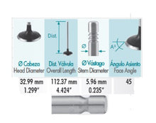 Cargar imagen en el visor de la galería, Valvula admision CARAVAN CIRRUS PT CRUISER SEBRING GALANT