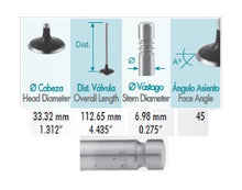 Cargar imagen en el visor de la galería, VALVULA ADMISION MAZDA 2.6L SOHC 12V B2600 MPV PICKUP