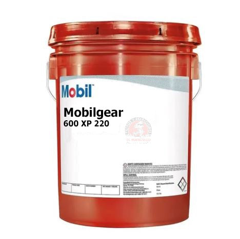 Cubeta Aceite Mobilgear 600 xp 220 - 19 LItros